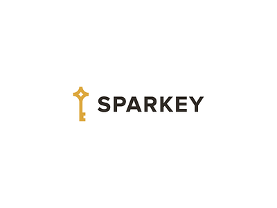 Sparkey key logo mark pitty spark sparkey unused