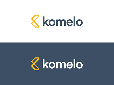 Komelo logo connection data logo mark network networking platform