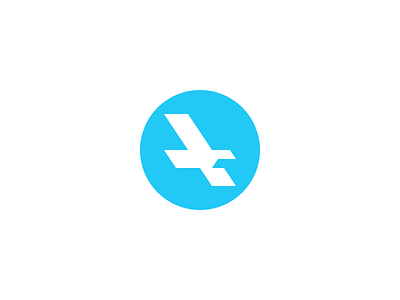 A / Bird in flight bird eagle gap logo mark minimal prolly done before
