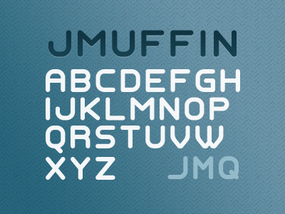 JMuffin capitals font fun illustrator jmuffin round wip