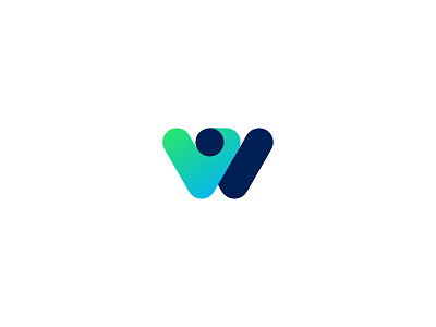 VIVUM Workbench App app blue gradient green ios logo v vector vw w