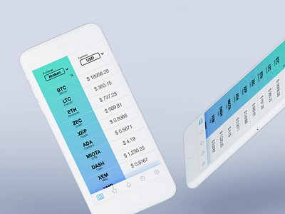 UI Redesign app design flat gradient shadow simple ui ux vector