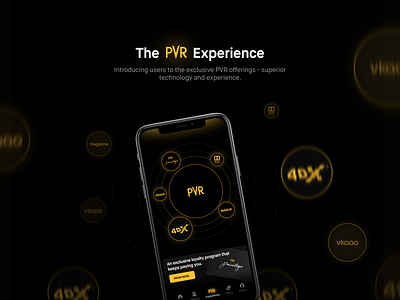 PVR Mobile App redesign