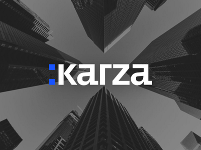 Karza Branding ai blue branding clean clean ui corporate identity design flat graphic graphic design illustrations interface logo machine learning minimal technology uiux vector website design