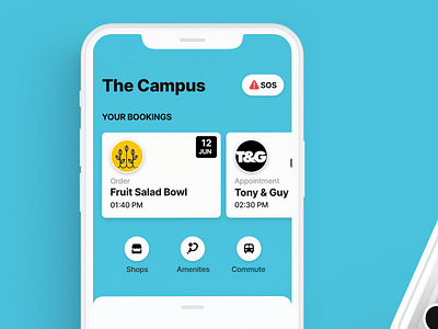 Smart campus app part deux app app design brand clean creative design flat graphic design ios modern simple typography ui ux vector visual design