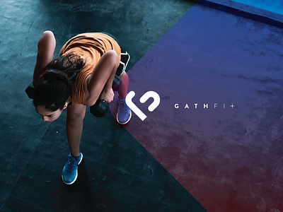 GathFit Community brand identity branding design logo logo design