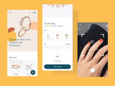 Reimagined Online Jewelry Shopping design ecommerce ecommerce design ecommerce shop logo product ui ux