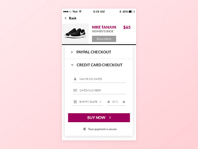 Credit Card Checkout challenge checkout credit card dailyui material design photoshop sketchapp ui web design