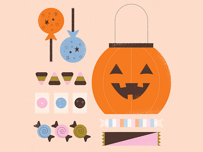 vectober // 11 // candy corn candy candy corn halloween inktober jackolantern pumpkin spooky suckers sugar sweets trick or treat