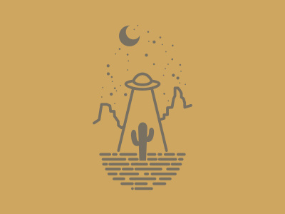 desert vibes aliens cactus desert moon space stars ufo