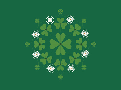 shamrocks clover flower four leaf clover green luck medallion shamrock st patrick st patricks day