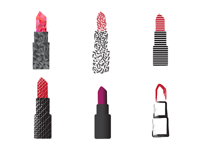 Lipstick designs adobe graphic design illustration lipstick makeup online onlineshop order shop