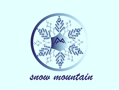 snow mountain logo adobe design graphic design illustration logo logo designer logos mountain snow