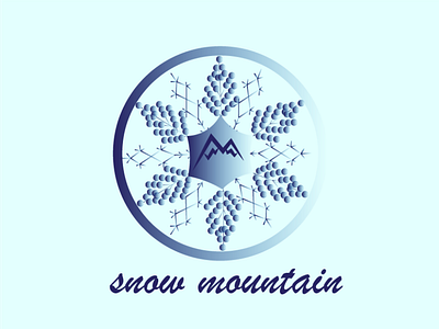 snow mountain logo