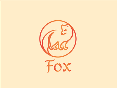Fox Logo adobe branding design fox graphic design illustration logo