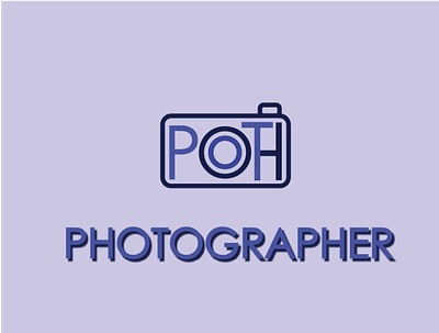 Photographer Logo adobe branding dailylogochallenge design graphic design illustration logo