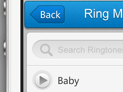 Ring ios iphone ui music ring