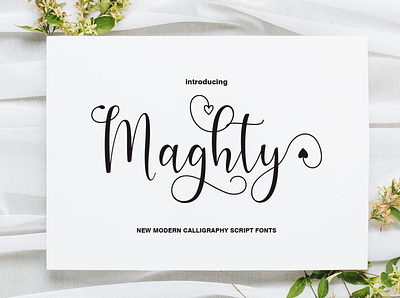 Maghty calligraphy cutefonts fontsscript graphic design invitations weddingfonts