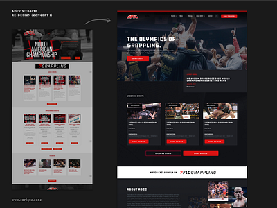 ADCC Redesign product design uxdesign webdesign