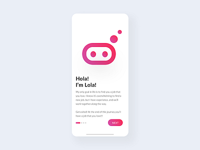 Lola Onboarding UX/UI animation graphicdesign ios app onboarding product design staffing startup ui ux uxdesign uxui uxuidesign