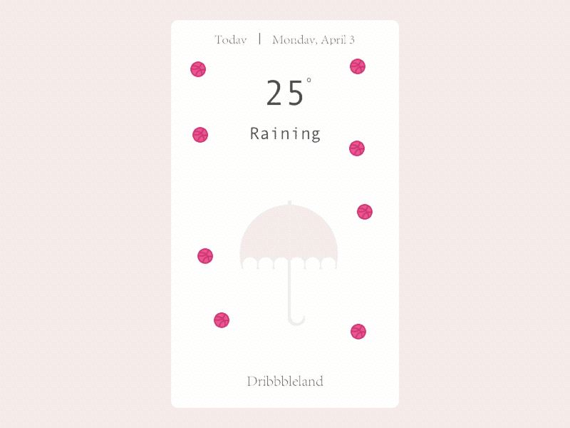 Weather App animation debut dribbble gif invite mobile motion weather