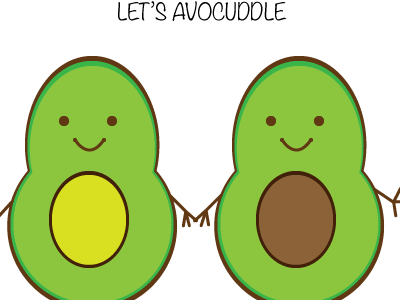 Let's Avocuddle avocado