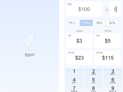 tippin tip calculator app