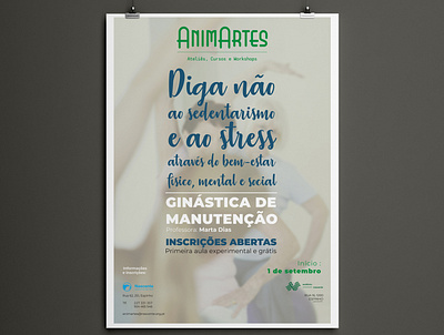 Animartes - Ginástica design posters