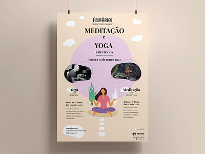 Poster Meditação e Yoga