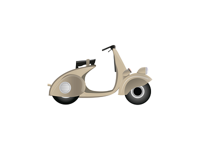 Vespa design vector