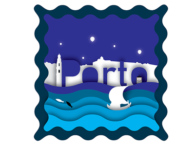 Porto illustration vector