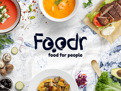foodr logo brand branding food food delivery logo logo design logo mark logotype packagedesign packaging recipe recipes