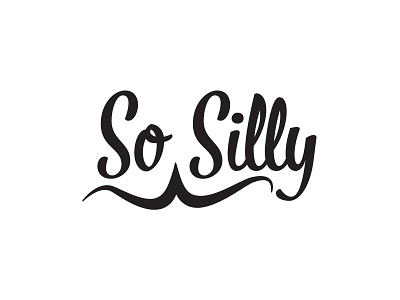 So Silly brand branding design icon illustration logo logo design logomark typography vector wordmark