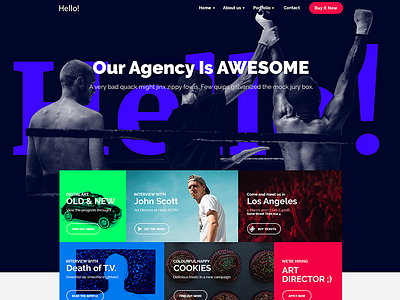 Agency Template Rebound agency rebound template ux webdesign