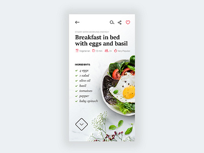 Recipe App app mobile recipe ui ux