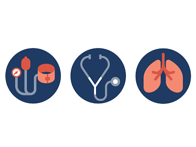 Doctor Icons doctor health icon icon design illustrate illustration lungs vector