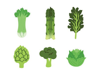 Eat Your Greens eat food health healthy icon illustrate illustration vector vegetables