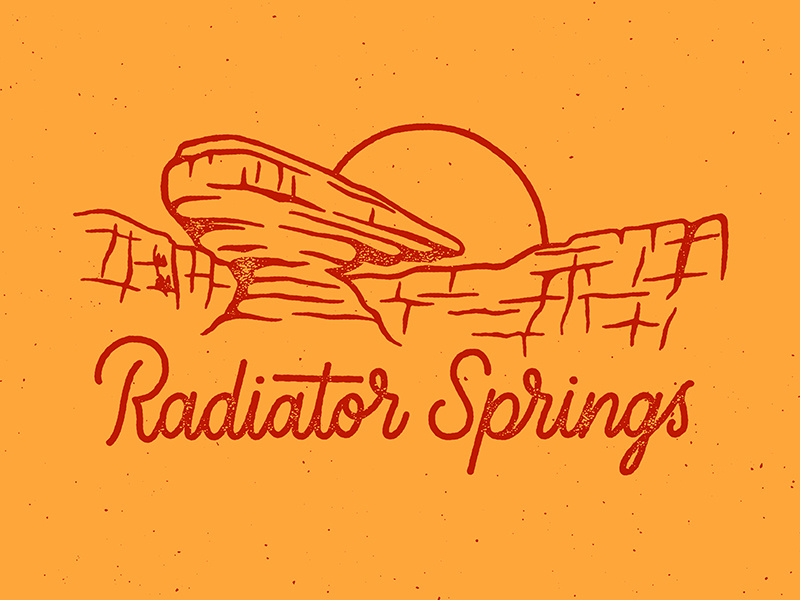 Radiator Springs by Gracie Wilson on Dribbble