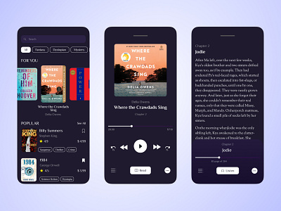 E-Book Reader Mobile App Design