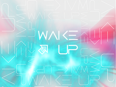 Wake up doodle graphic