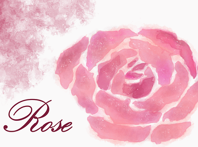 Rose digitalart illustration