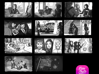 Happiness Storyboard