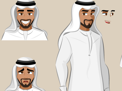 Arabian animation arab arabian dubai dude guy man men saudi uae