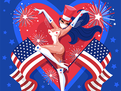 4th July PinUp
