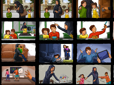 Colored Storyboard