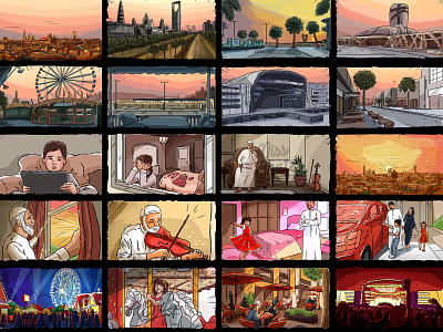 Colorful Storyboarding