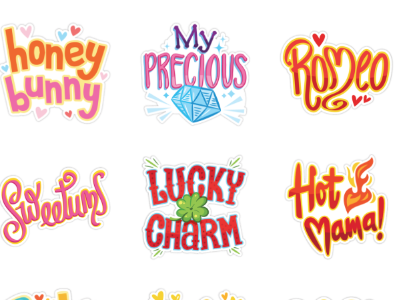 Hike Love Name Stickers chat hike lady love messenger names nickname sticker