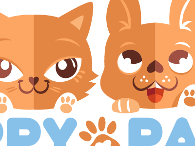 Happy Paws cat cute dog happy heart kitten love paws pet puppy shop