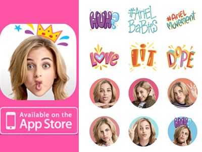 ArielMoji App app arielmoji babyariel dope emoji messenger musical.ly sticker