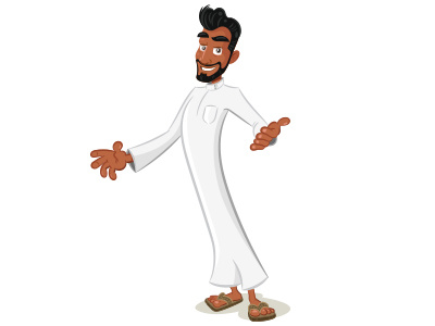 Khalid Khaleeji Man By Miss Chatz 01 arab arabian buy dude emirati guy khaleeji khalid male man saudi vector